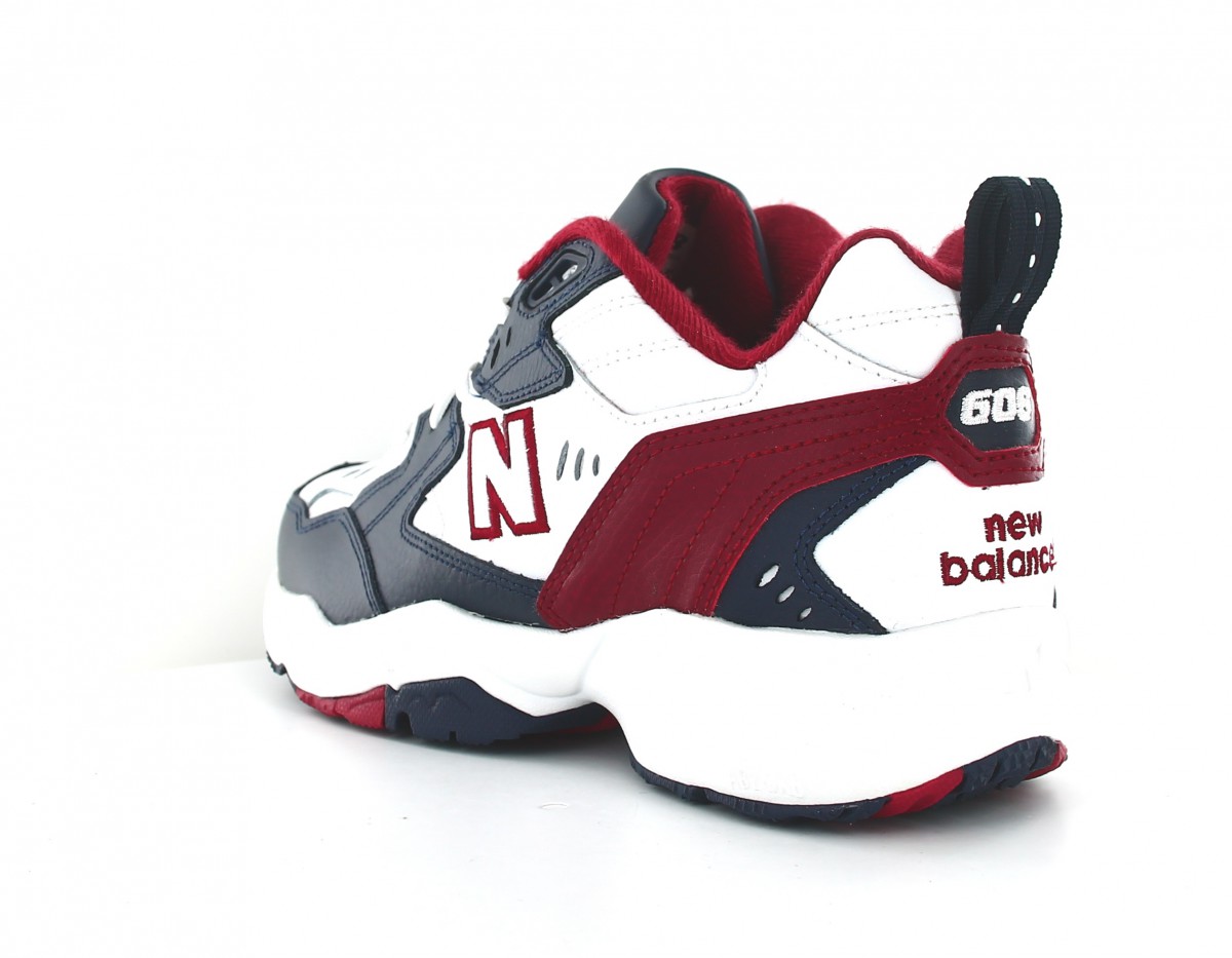 New Balance 608 blanc bleu marine bordeaux