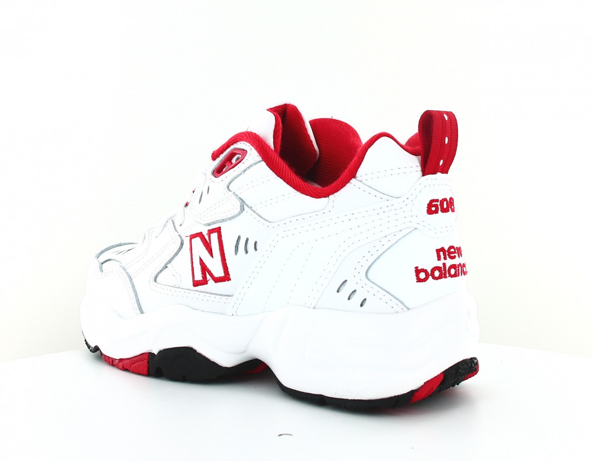 New Balance 608 femme blanc rouge