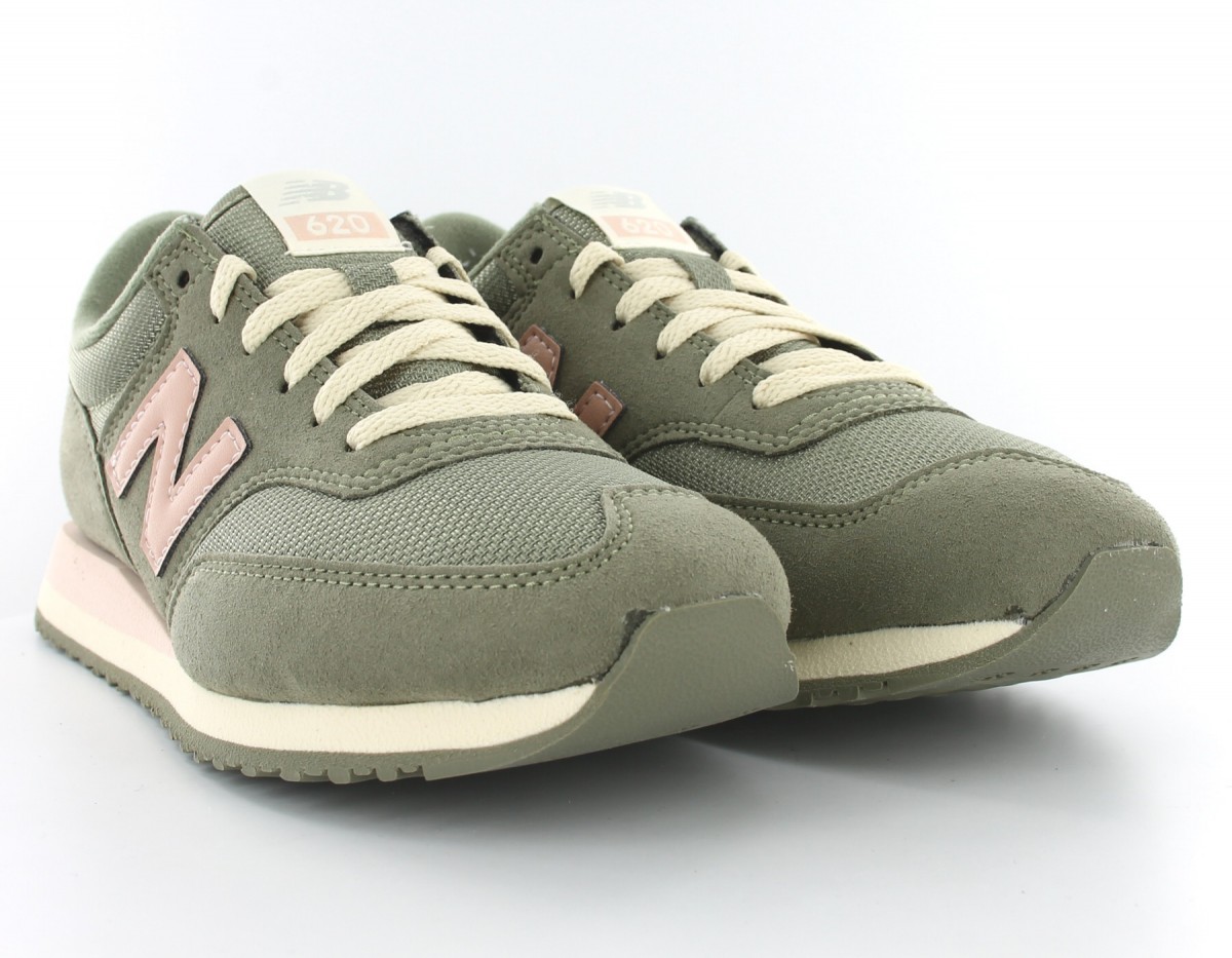 New Balance 620 Femme Kaki-Rose