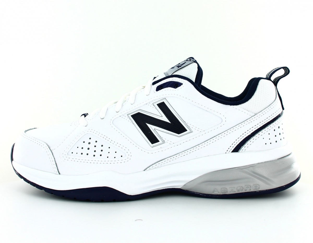 New Balance 624 blanc bleu