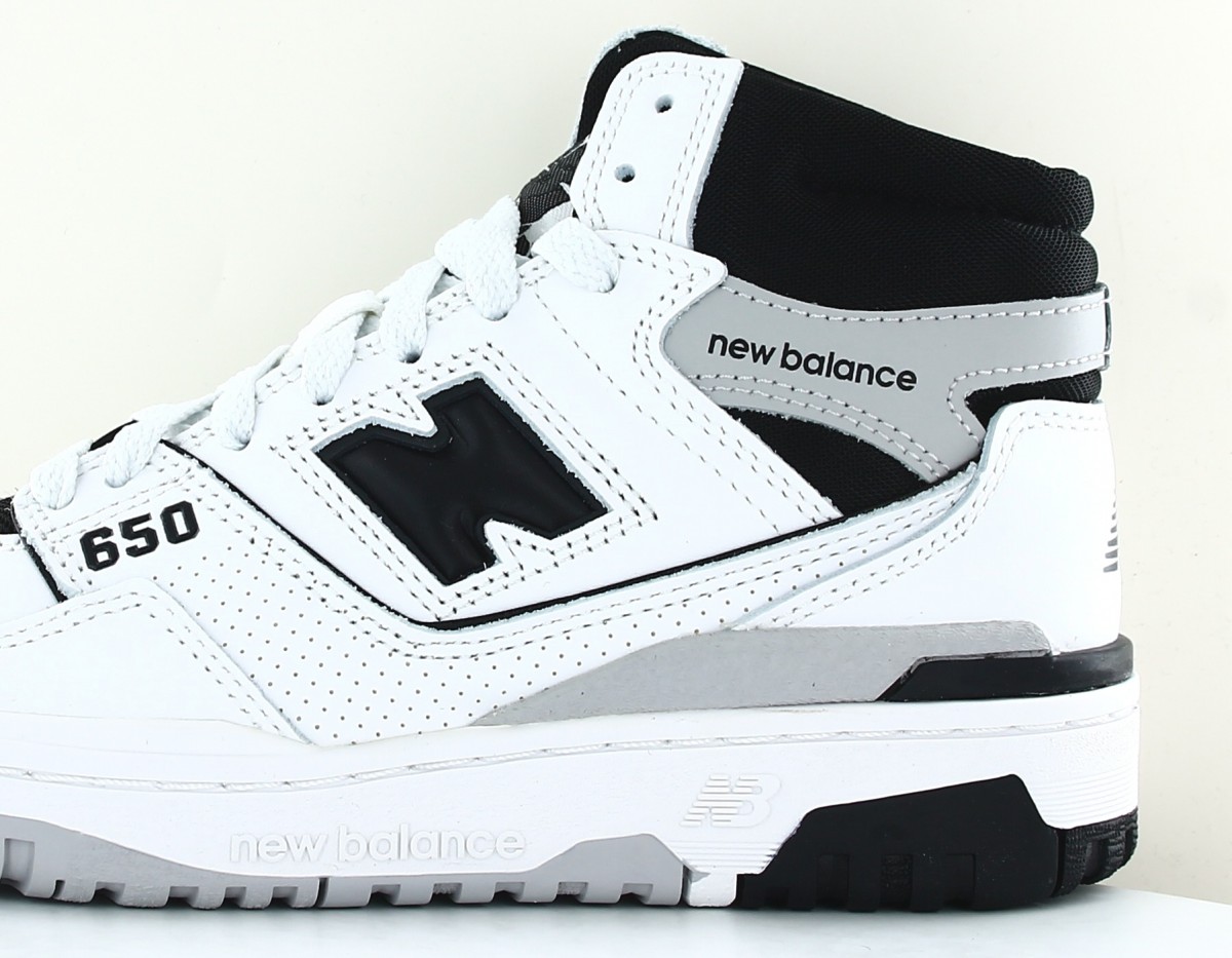 New Balance 650 blanc noir