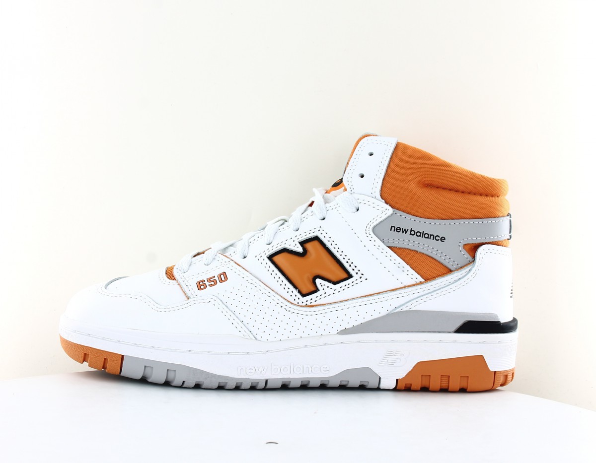 New Balance 650 blanc orange