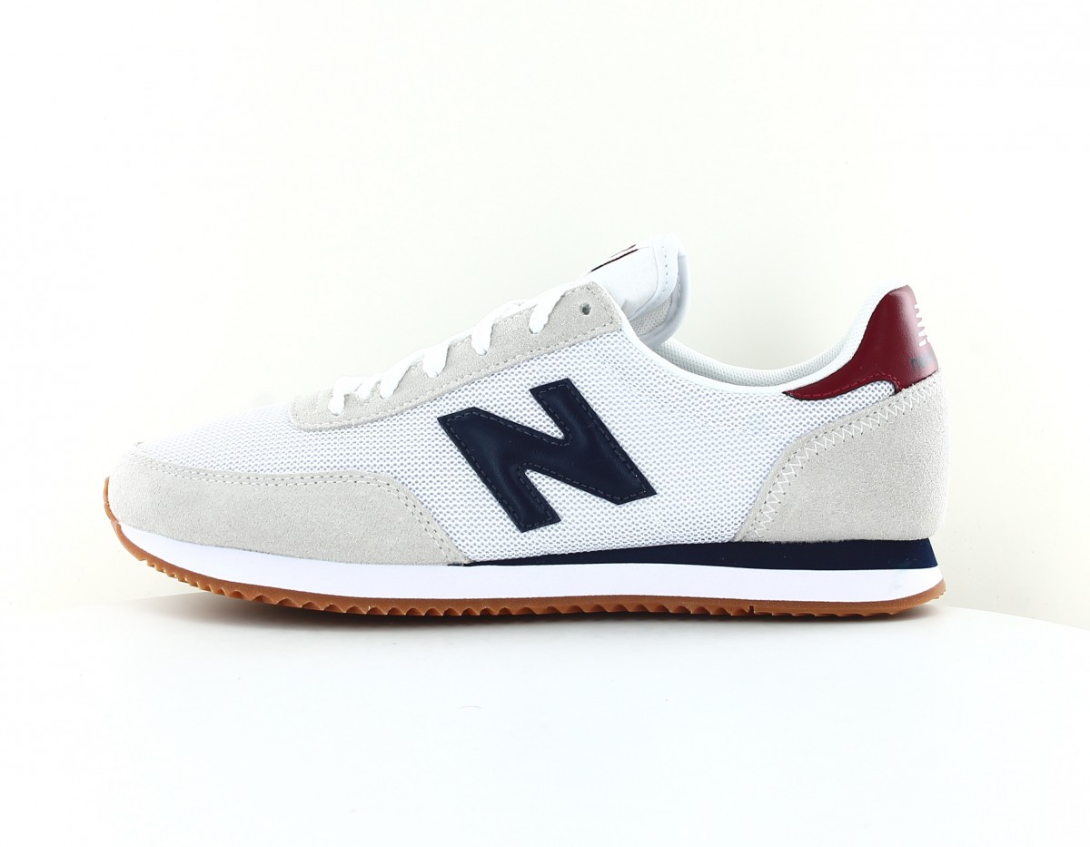 New Balance 720 blanc bleu rouge