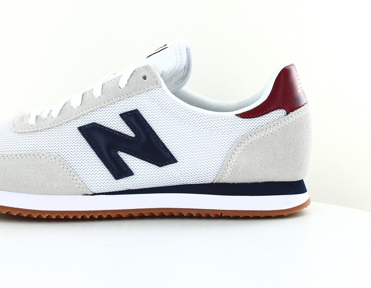 New Balance 720 blanc bleu rouge