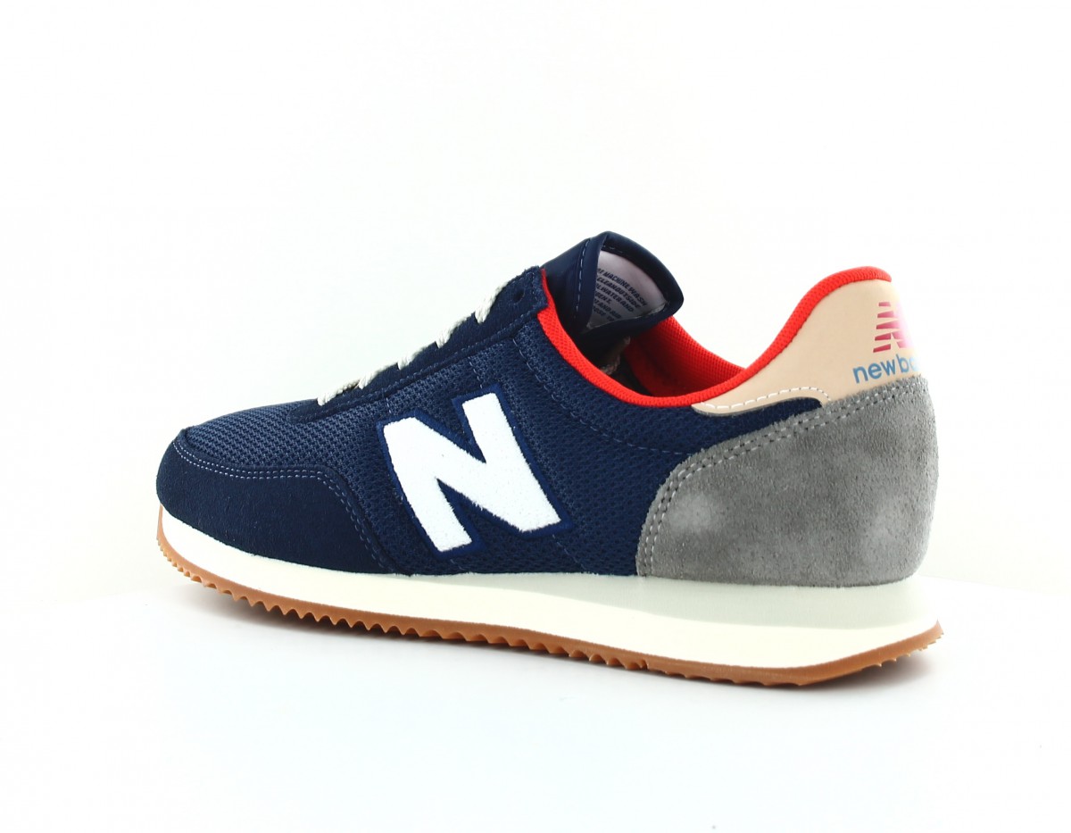 New Balance 720 bleu blanc gris orange gomme