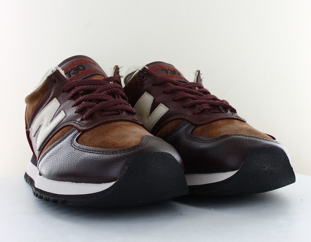 New Balance 730 made in uk marron blanc brun