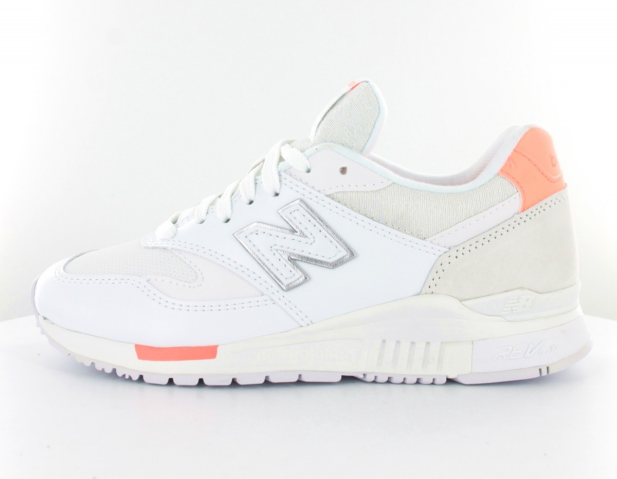 New Balance 840 Femme blanc gris rose