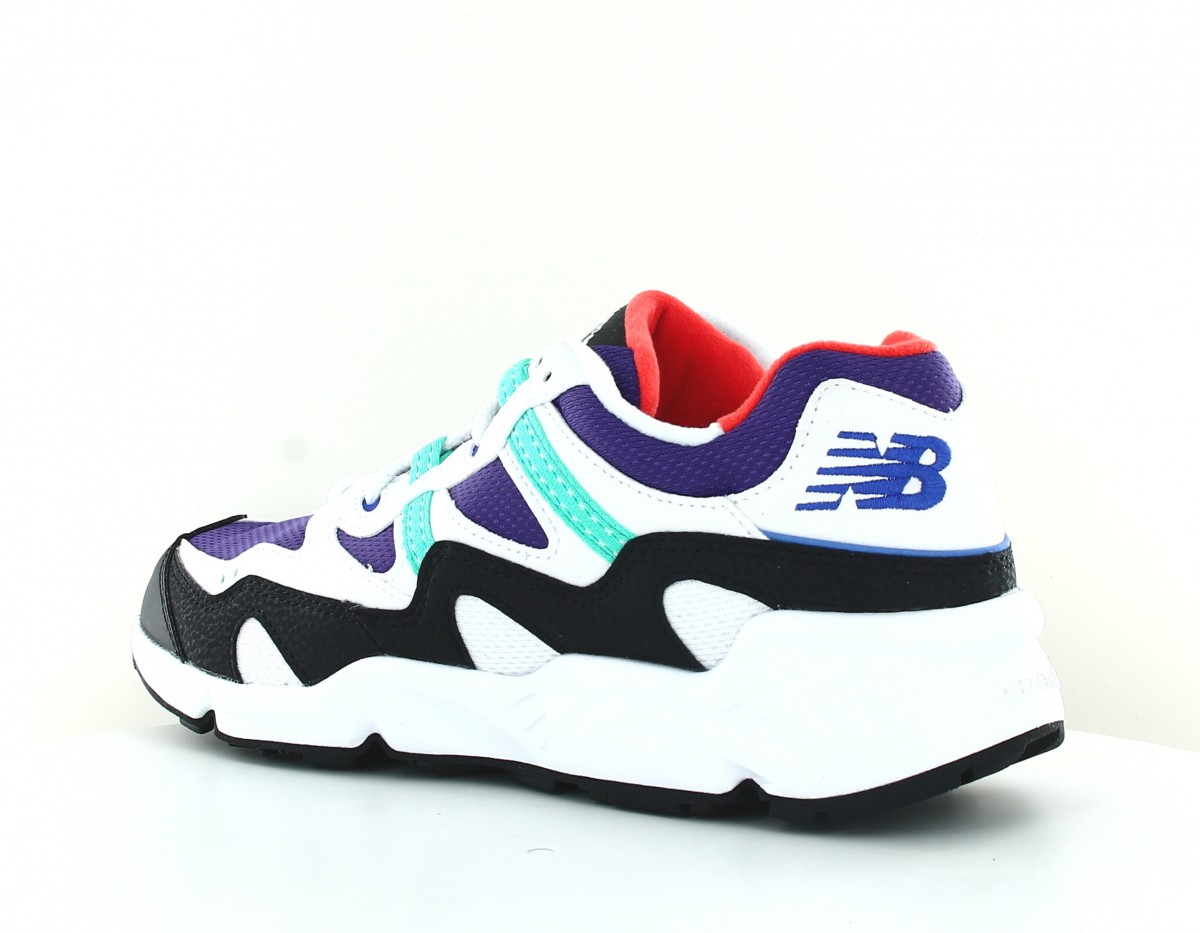 New Balance 850 blanc noir violet turquoise orange