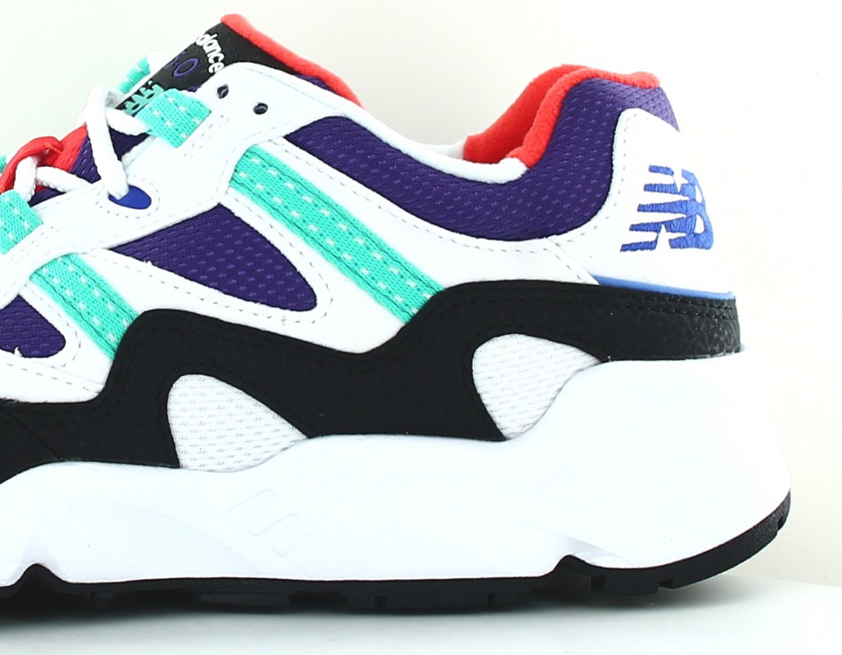 New Balance 850 blanc noir violet turquoise orange