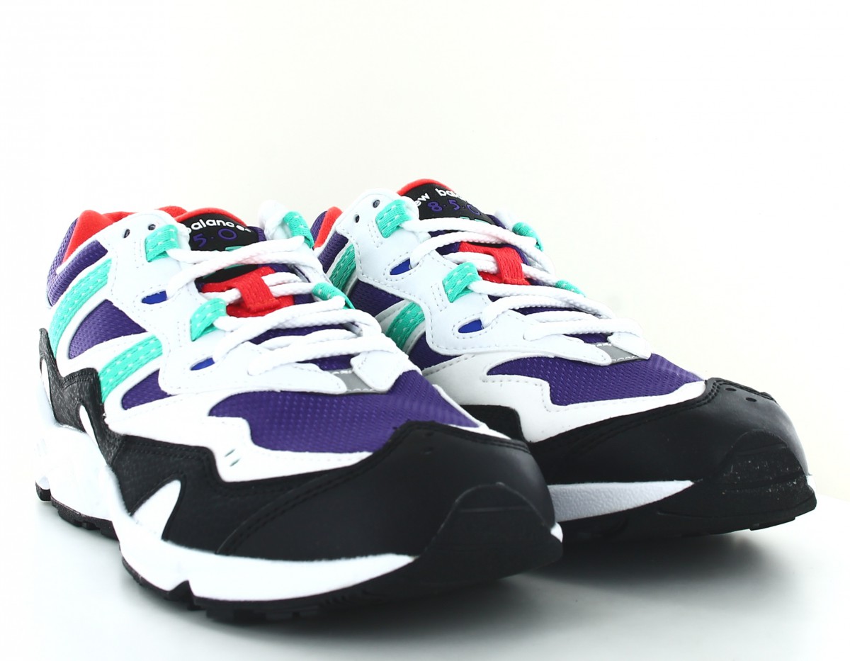 New Balance 850 blanc noir violet turquoise orange