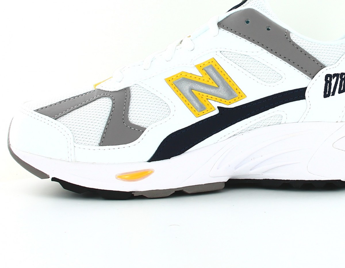 New Balance 878 blanc jaune gris