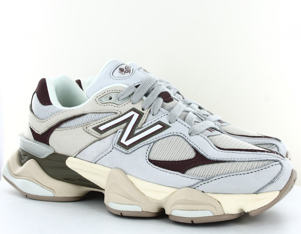 New Balance 9060 gris marron kaki