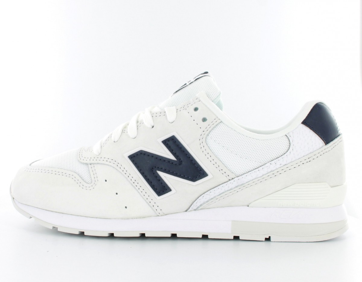 New Balance 996 Suede blanc bleu