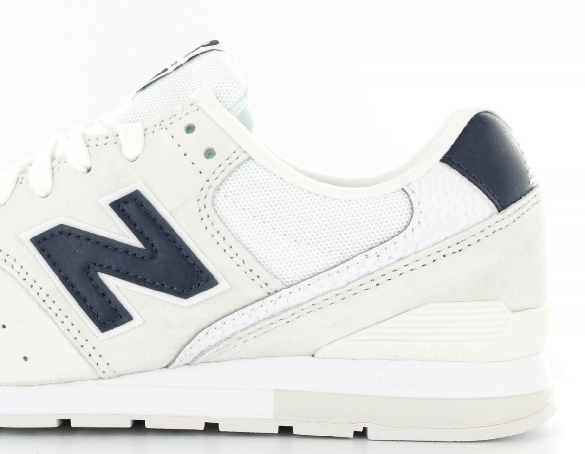 New Balance 996 Suede blanc bleu