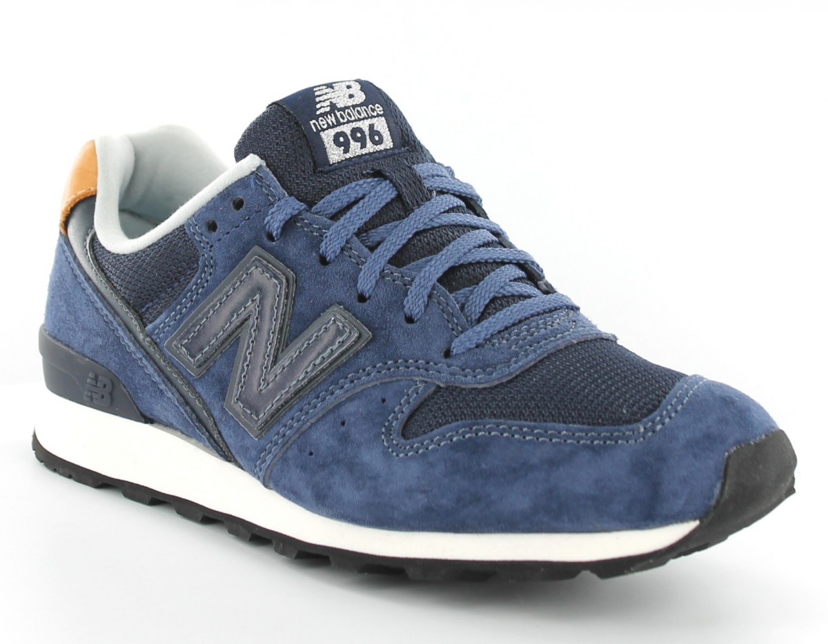 new balance blanche bleu marine