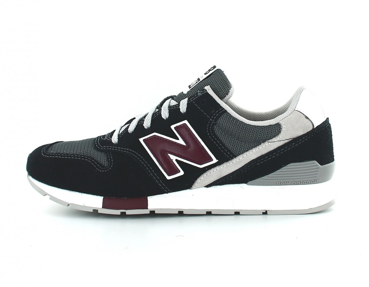 New Balance 996 suede noir gris bordeaux