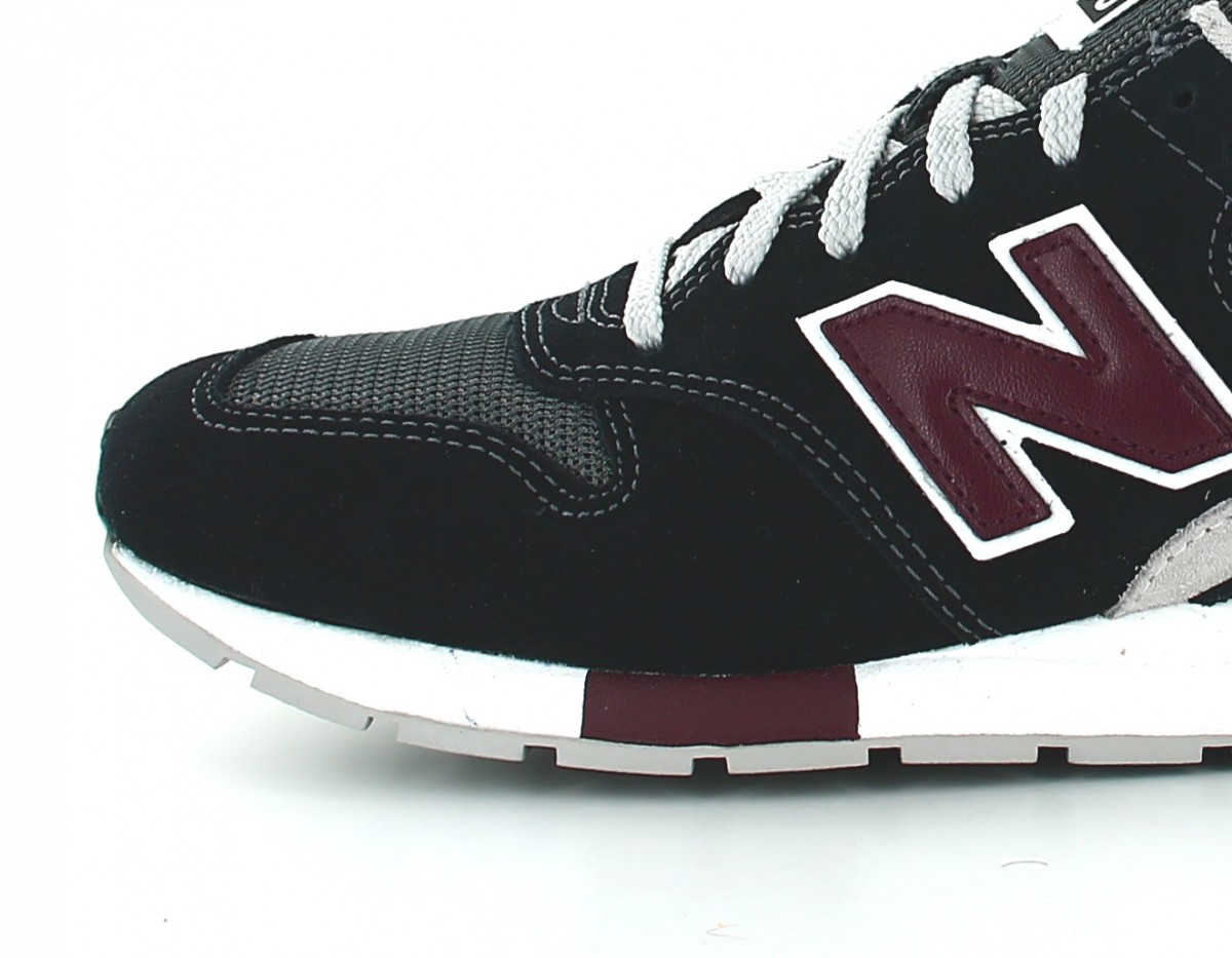 New Balance 996 suede noir gris bordeaux