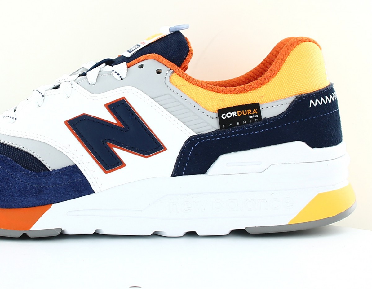 New Balance 997 H bleu blanc noir orange