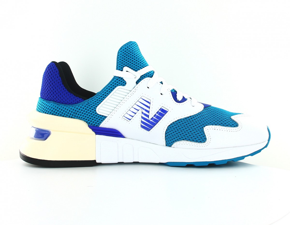 New Balance 997 blanc bleu turquoise