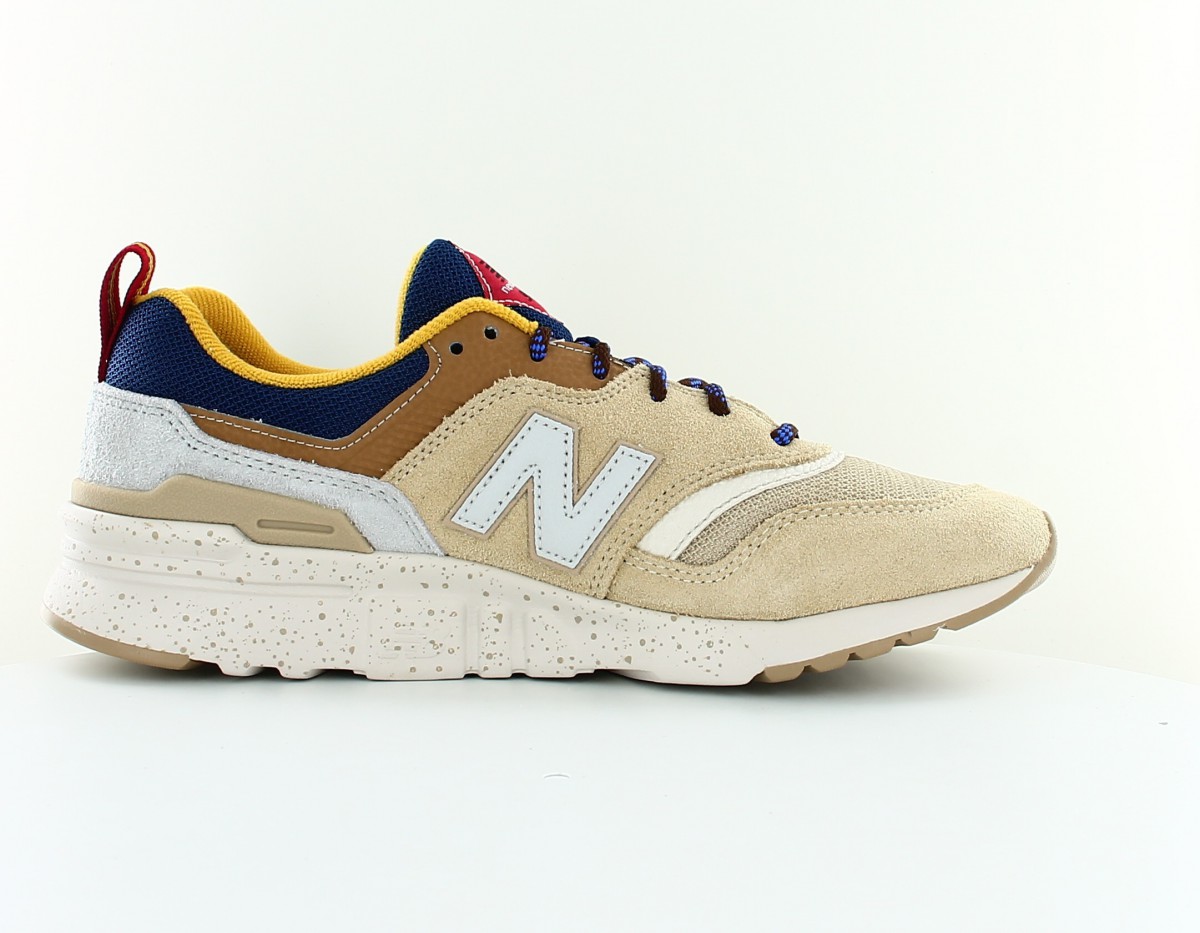 New Balance 997 H beige blanc bleu marine jaune