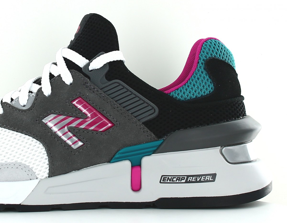 New Balance 997S blanc violet gris turquoise