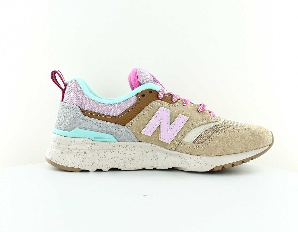 New Balance 997H femme beige rose turquoise