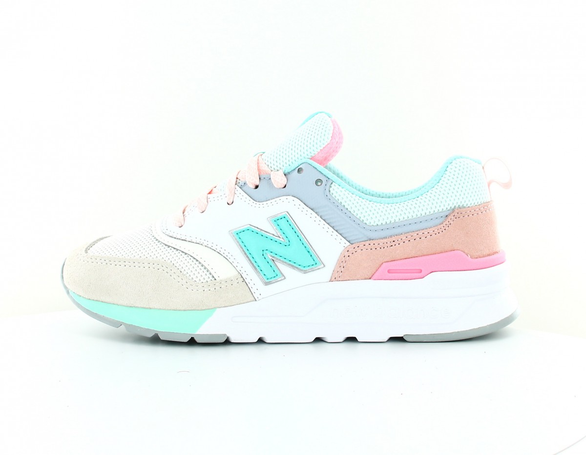 New Balance 997H femme beige turquoise rose gris