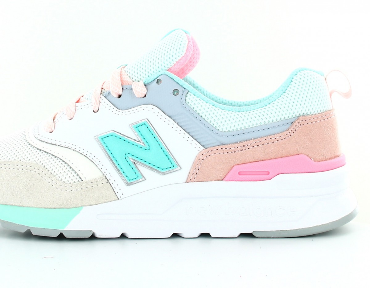 New Balance 997H femme beige turquoise rose gris