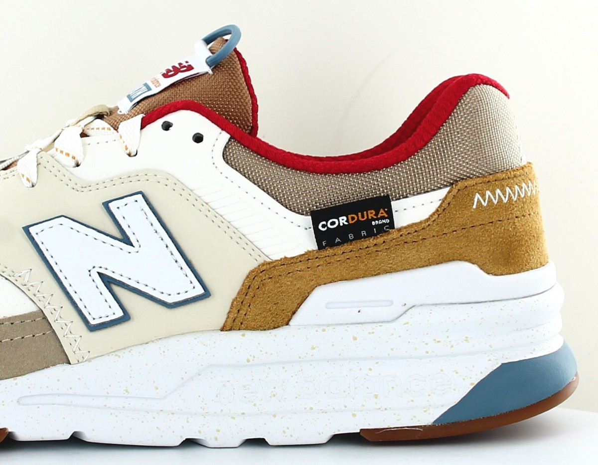 New Balance 997 H beige blanc rouge camel