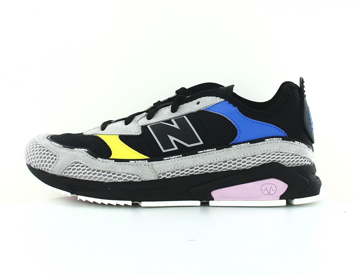 New Balance Ms x-racer noir gris bleu jaune volt