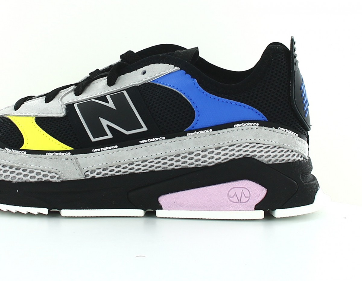 New Balance Ms x-racer noir gris bleu jaune volt