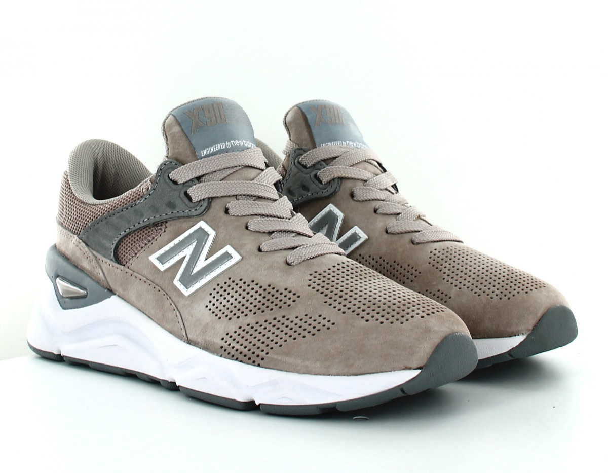 New Balance X-90 Grey flat-white