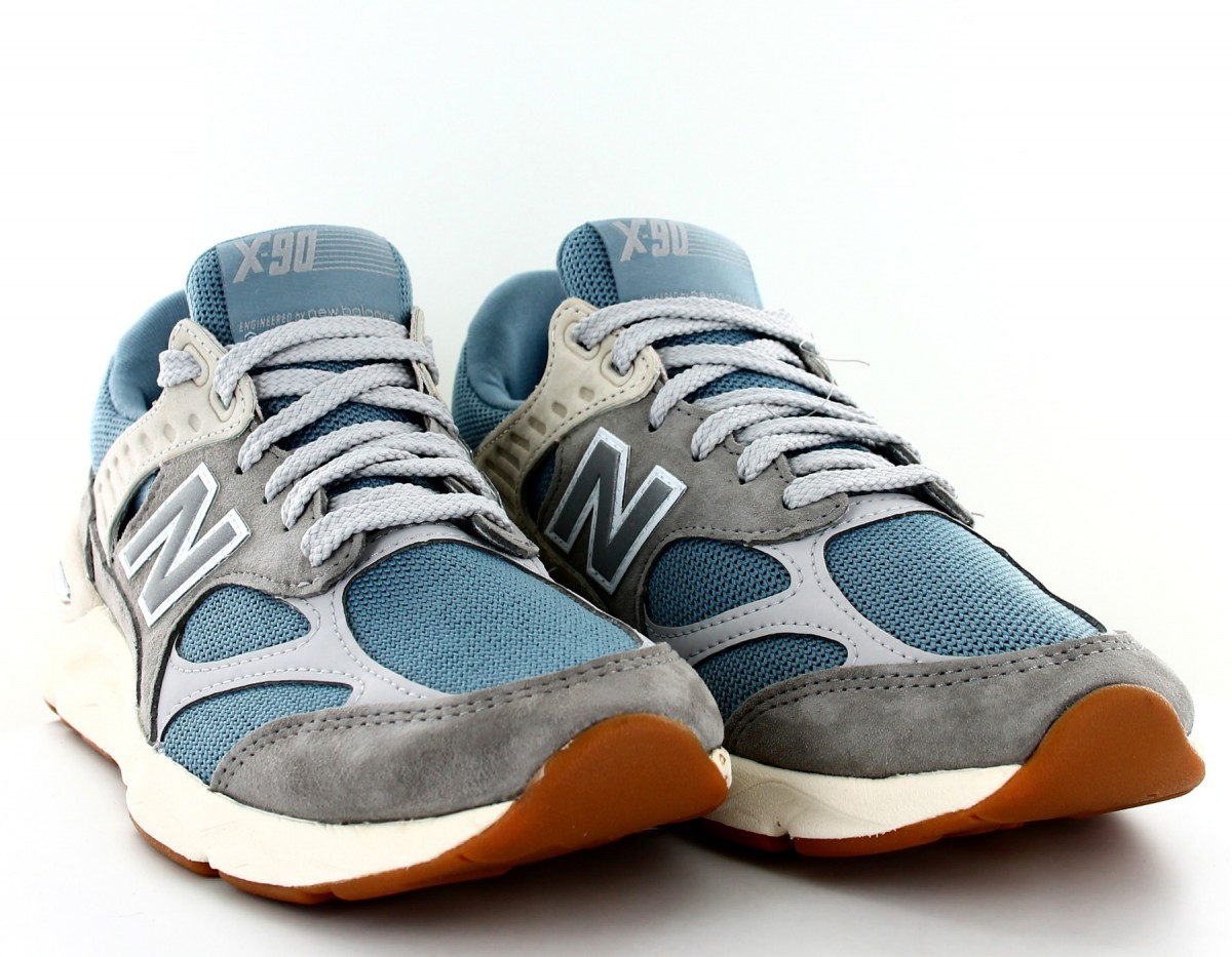 New Balance X-90 gris bleu