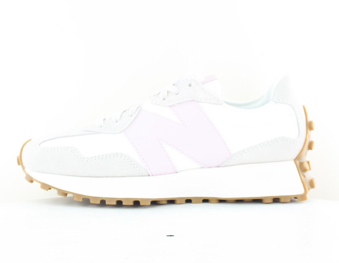 New Balance 327 blanc rose gomme