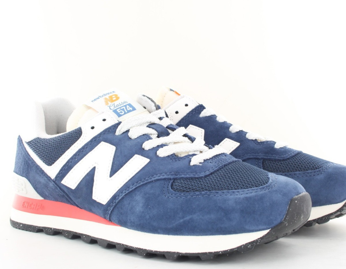 New Balance 574 bleu marine blanc rouge