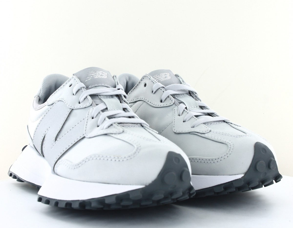 New Balance 327 argent gris blanc