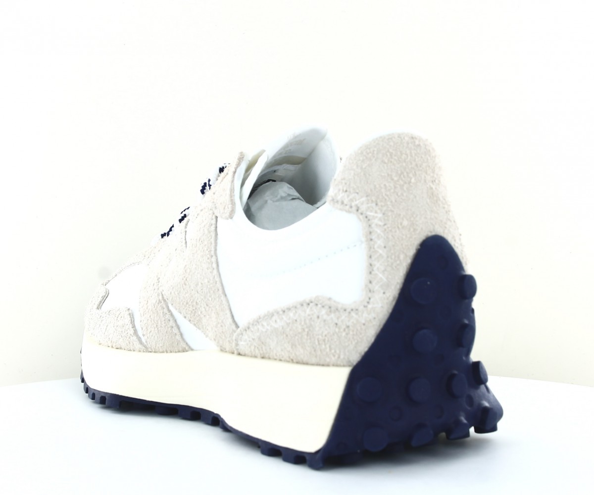 New Balance 327 beige blanc bleu marine