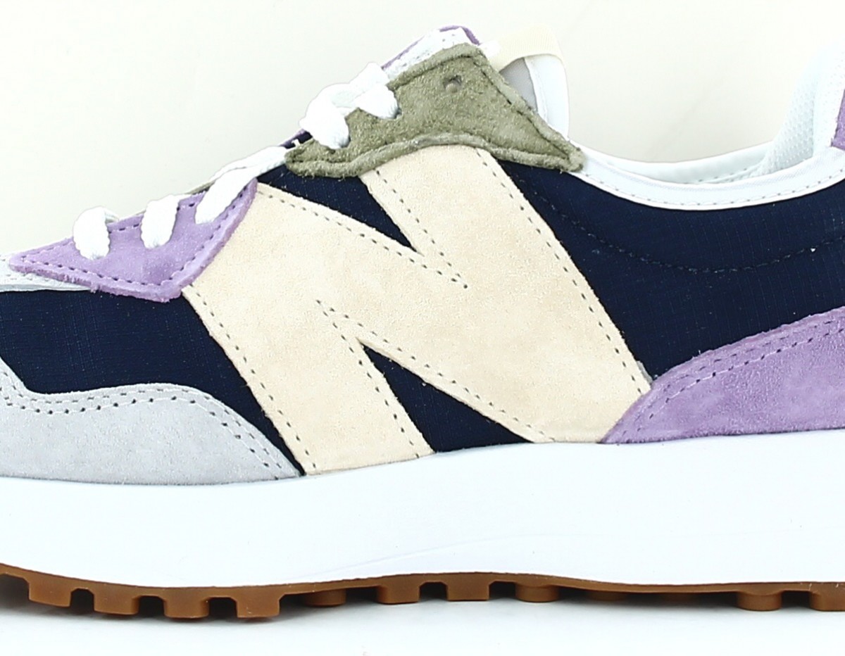 New Balance 327 bleu marine beige gris mauve