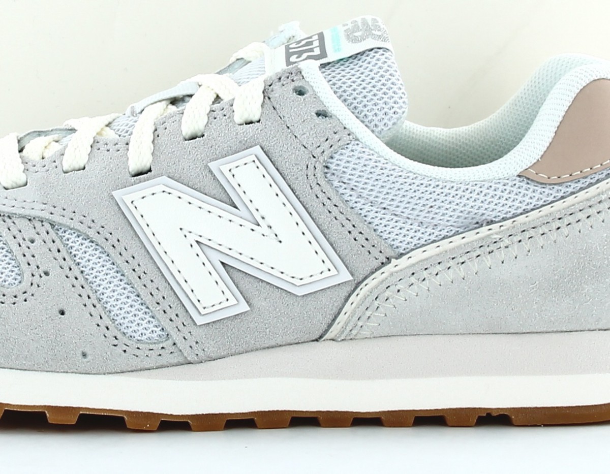 New Balance 373 femme beige mauve pastel