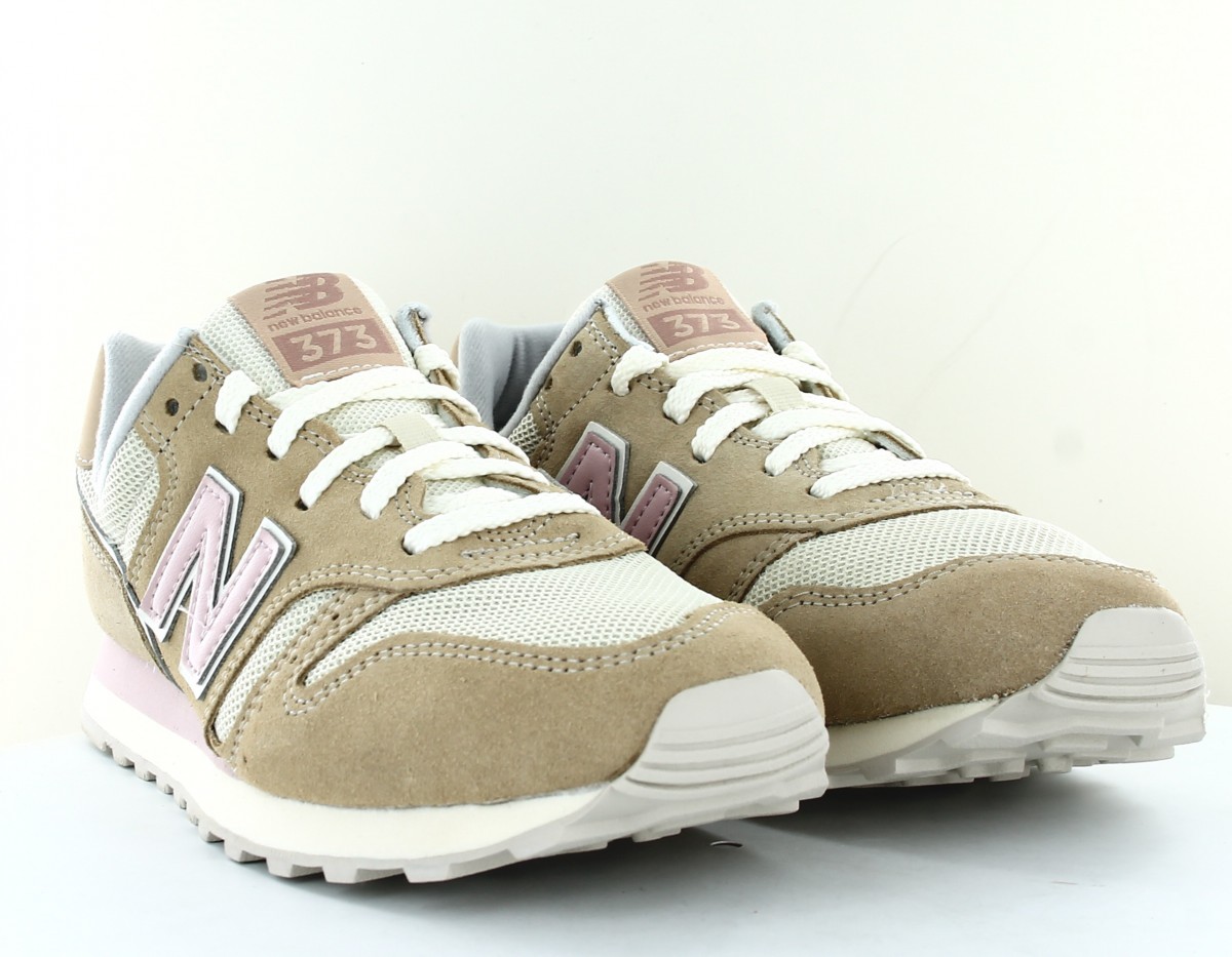 New Balance 373 femme beige rose beige