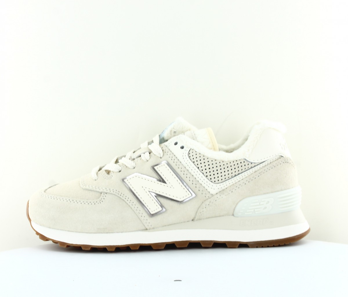 New Balance 574 femme beige creme beige