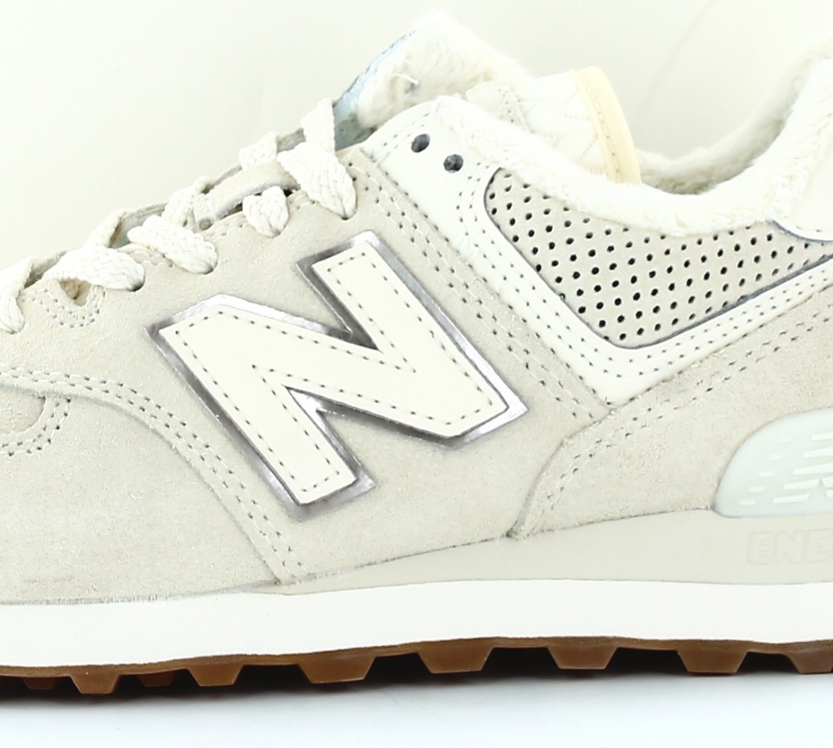 New Balance 574 femme beige creme beige