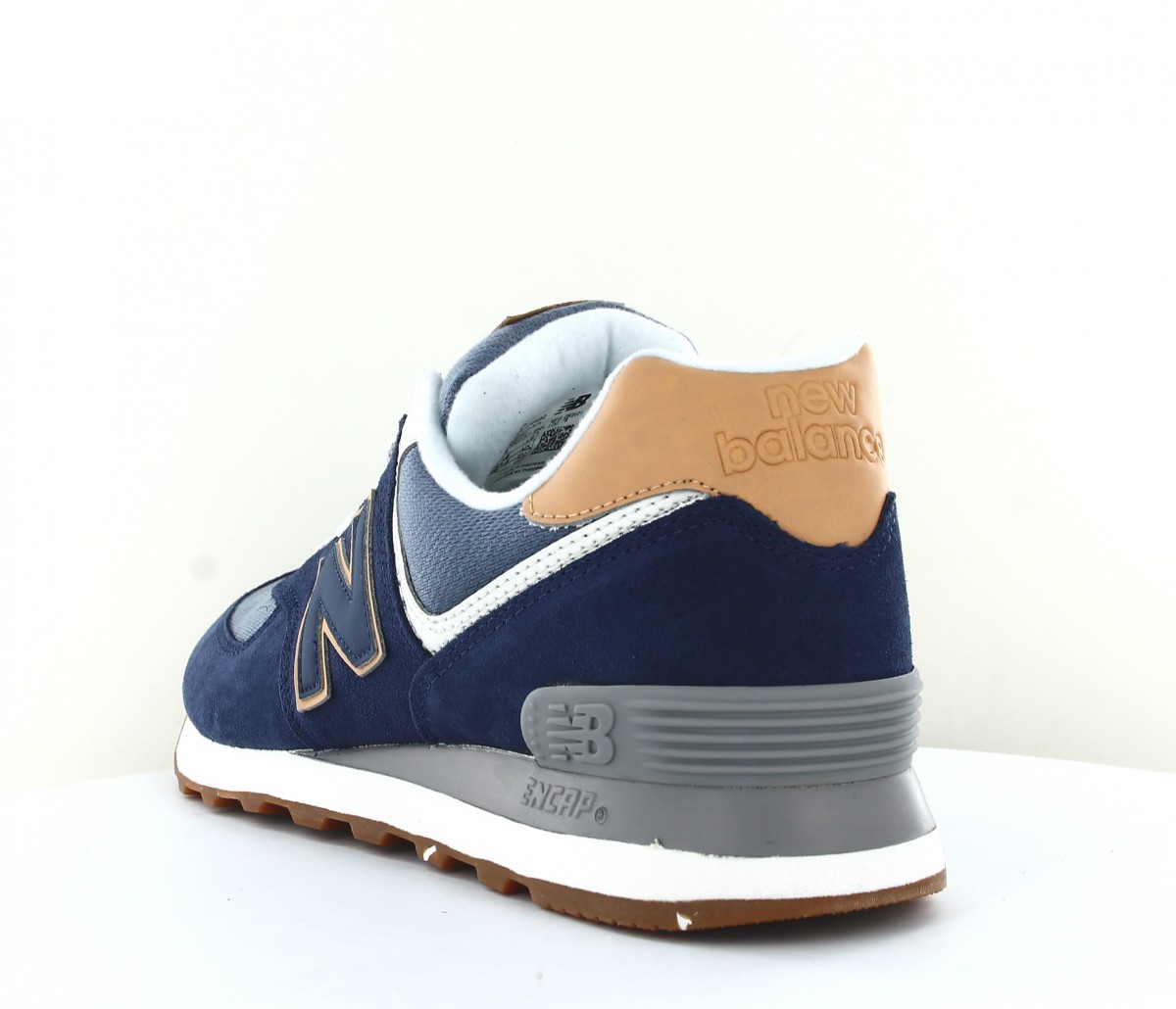 New Balance 574 bleu marine gris beige