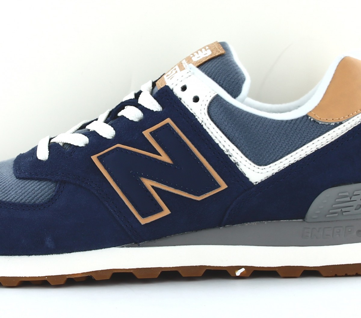 New Balance 574 bleu marine gris beige