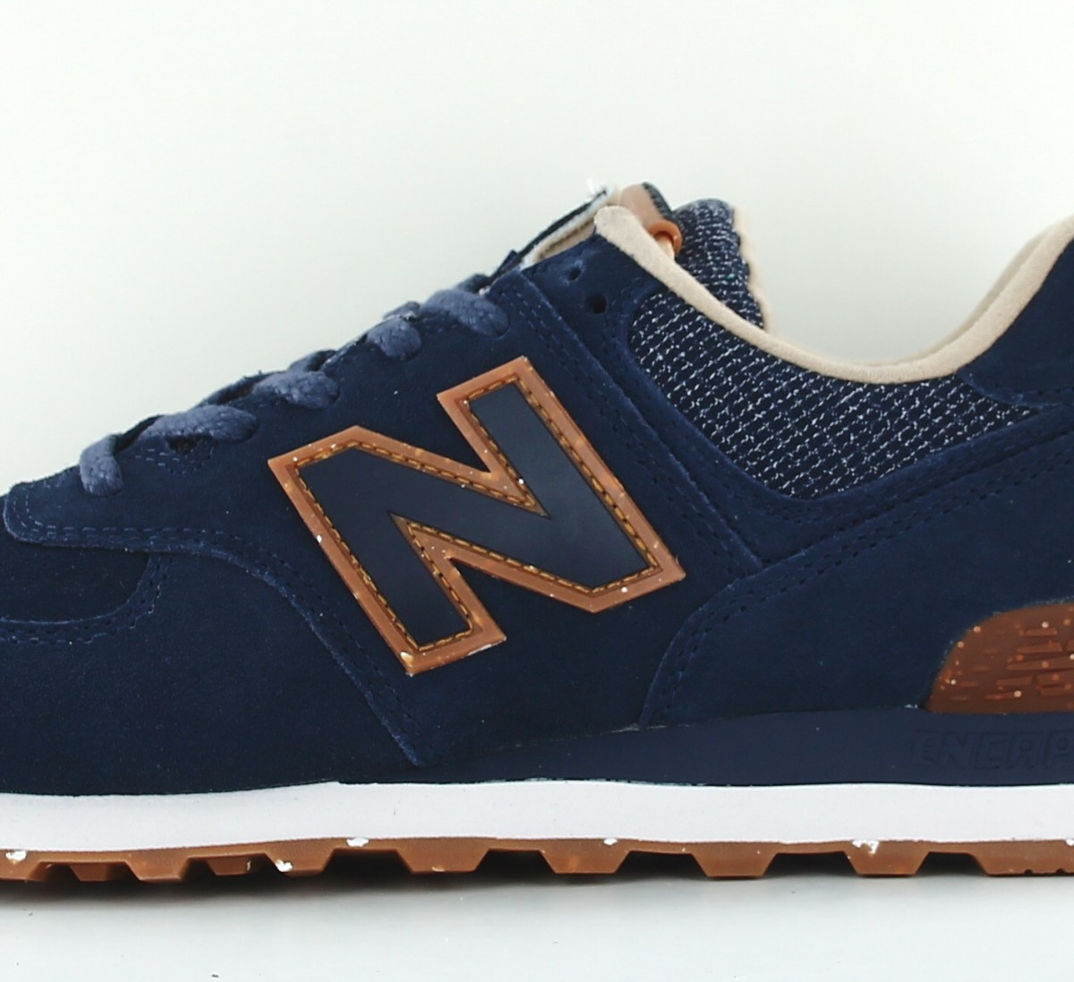 New Balance 574 wabi sabi bleu marine marron