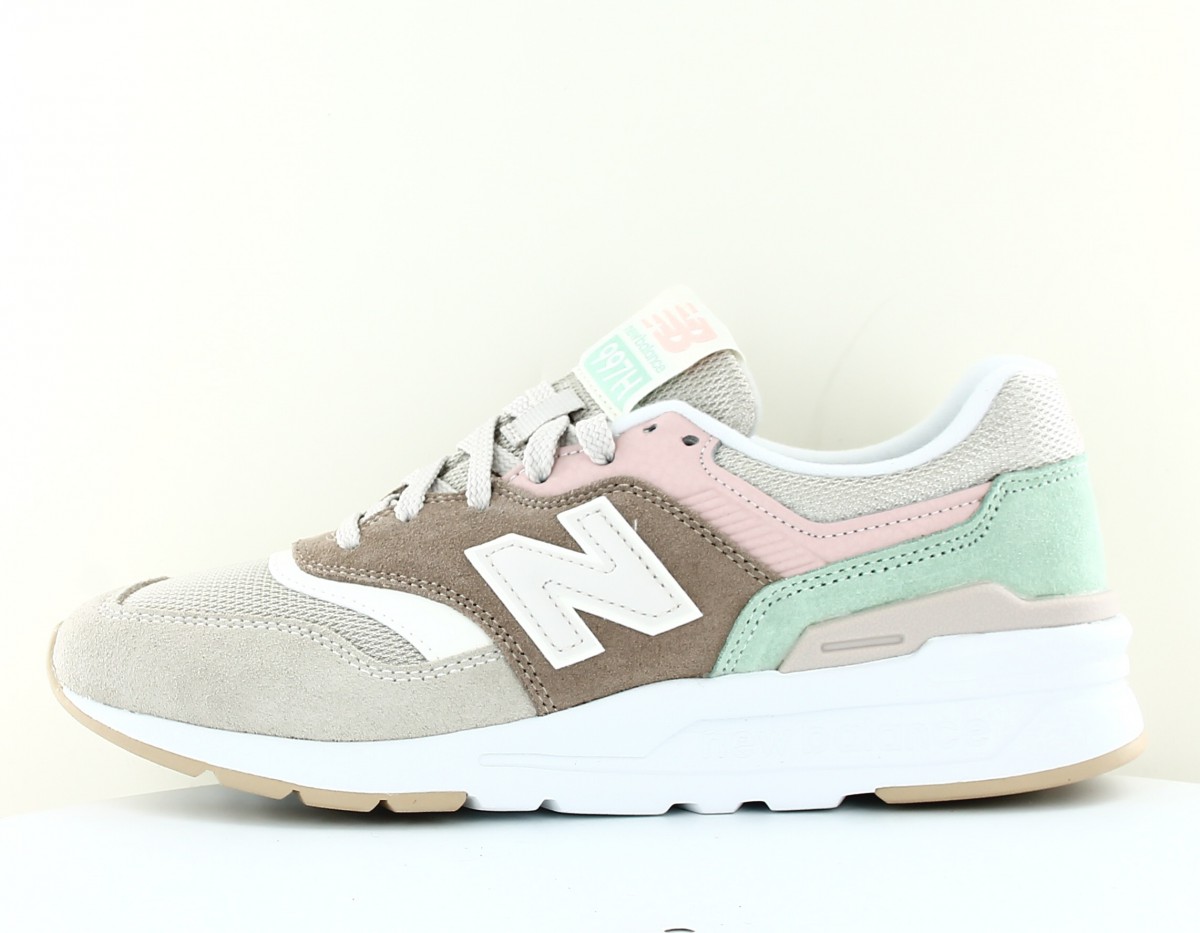 New Balance 997 h femme marron beige vert rose