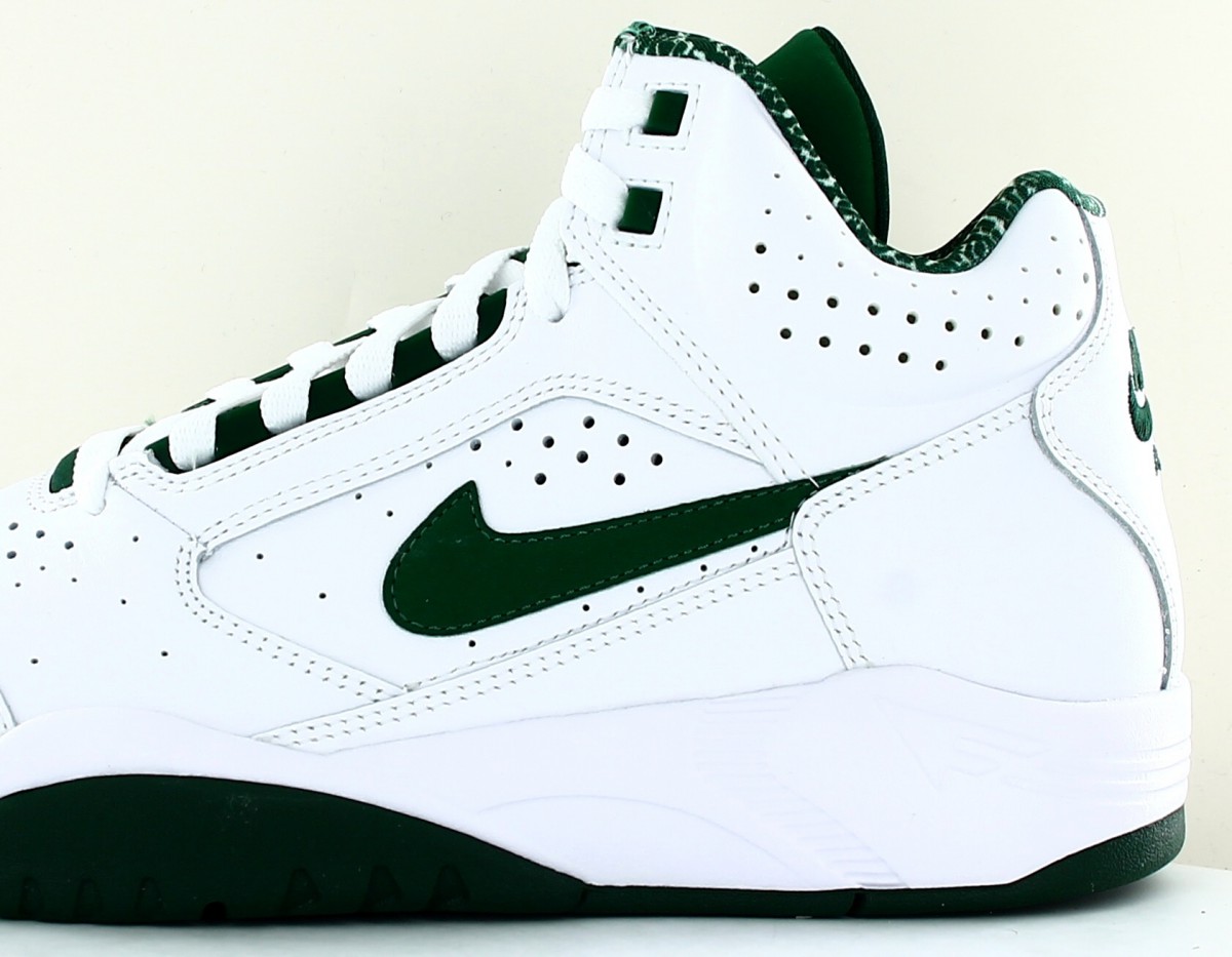 Nike Air flight lite mid blanc vert