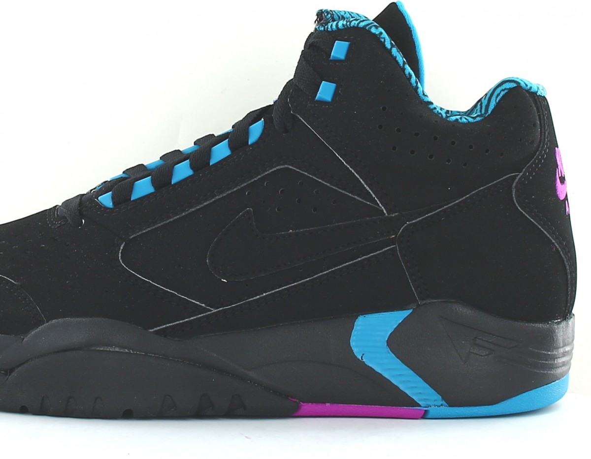 Nike Air flight lite mid noir bleu violet