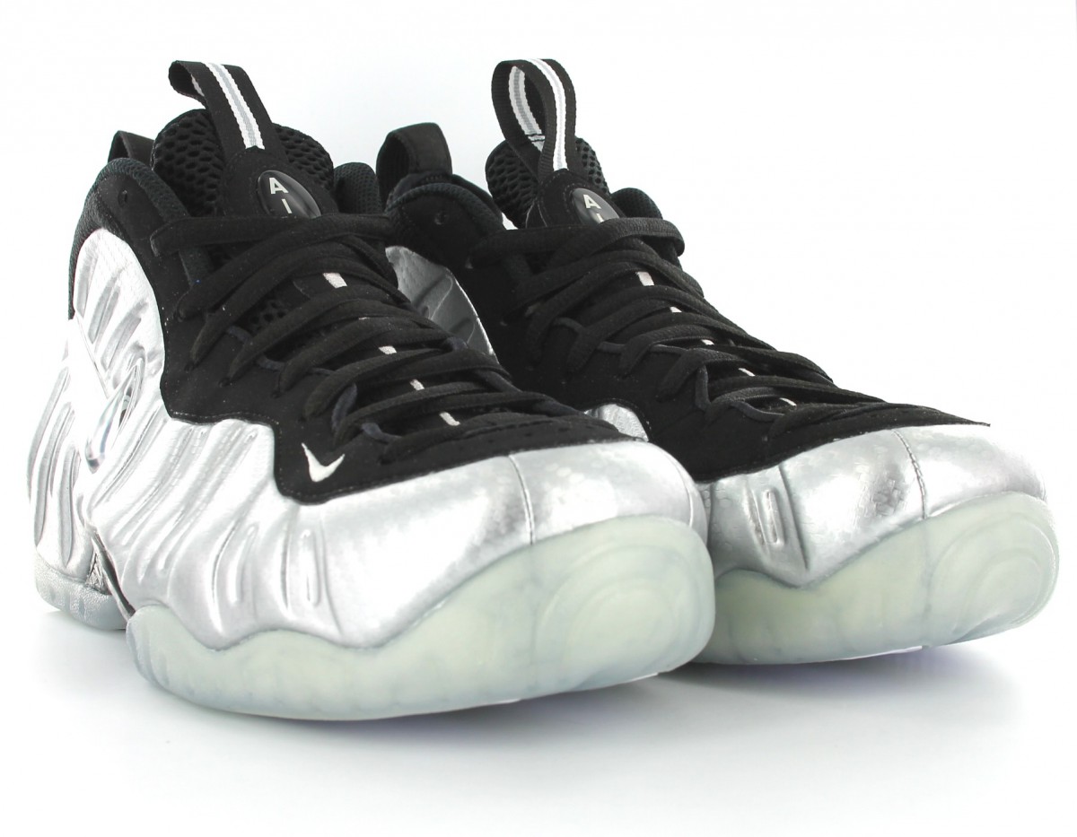 nike air foamposite pro silver