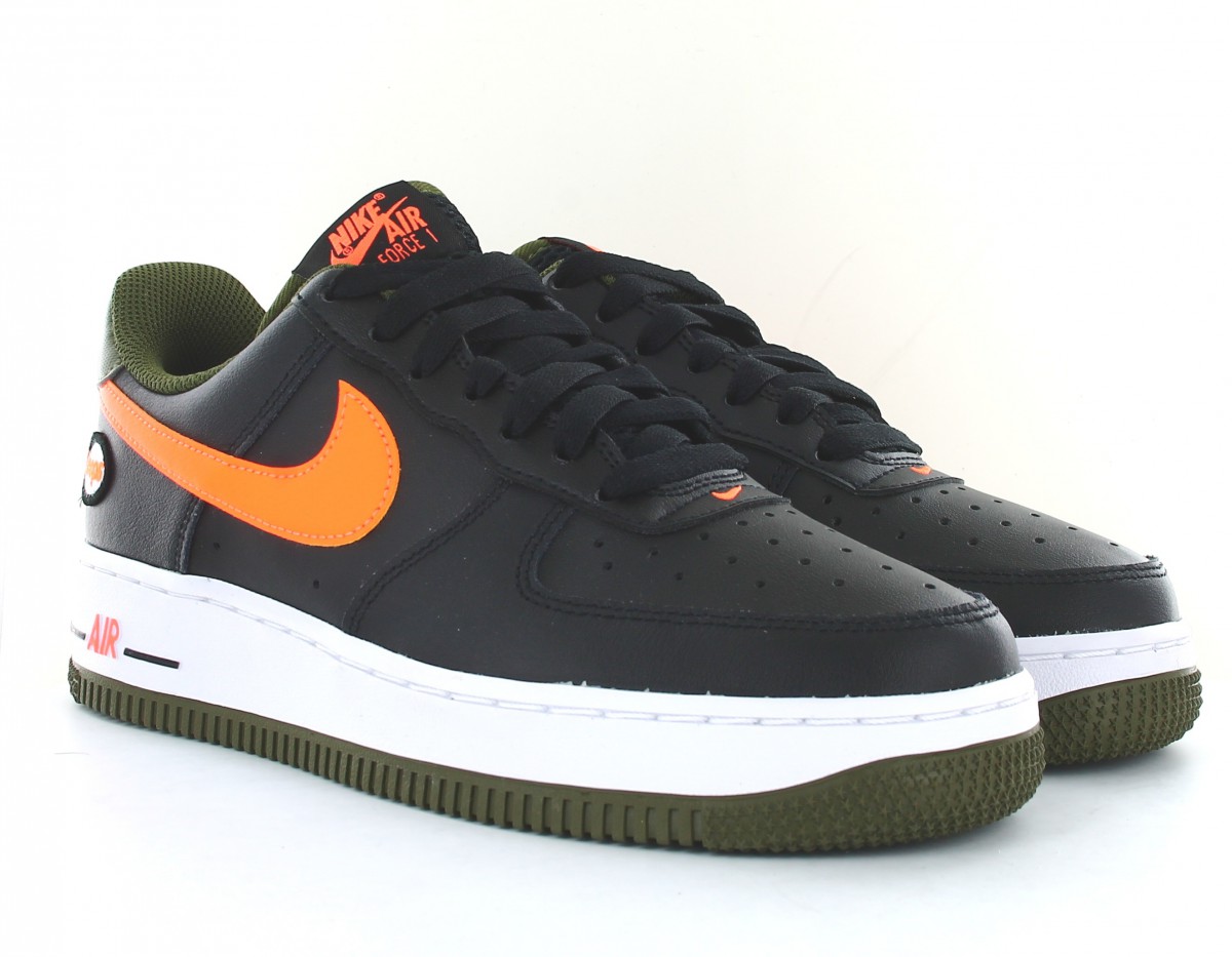 Nike air force 1 07 lv8 noir orange kaki